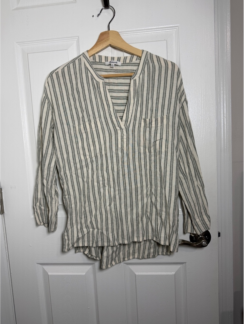 Madewell Linen Blend Womens Blouse
